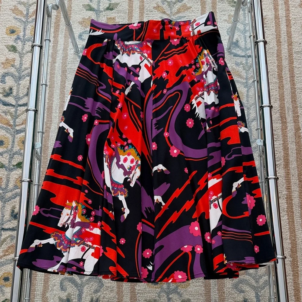 Trashy Diva Skirt with unique Horse Print - Picture 1 of 6